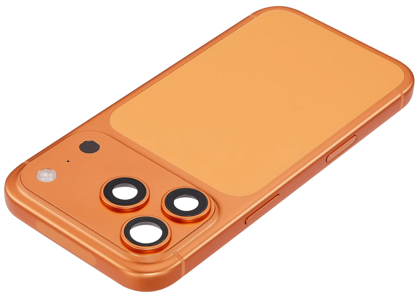 Back Housing W/ Charging Port Flex & Small Parts Compatible For iPhone 17 Pro (US Version) (Pull) (Cosmic Orange)