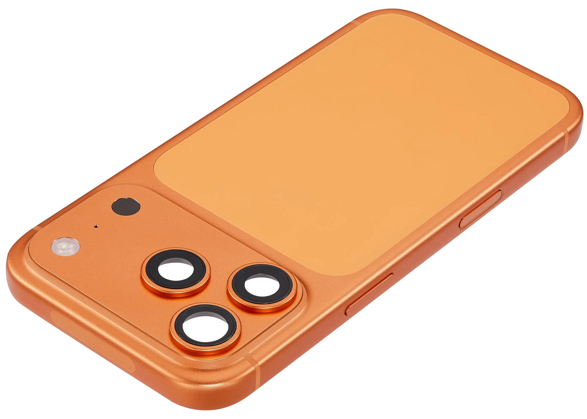 Back Housing W/ Charging Port Flex & Small Parts Compatible For iPhone 17 Pro (US Version) (Pull) (Cosmic Orange)