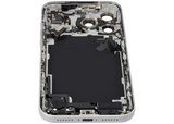 Back Housing W/ Charging Port Flex & Small Parts Compatible For iPhone 17 Pro Max (US Version) (Pull) (Silver)