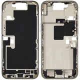 Mid-Frame Housing W/ Charging Port Flex & Small Parts For iPhone 16 Pro Max (EU / Global Version) (Pull) (Natural Titanium)