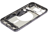 Mid-Frame Housing W/ Charging Port Flex & Small Parts For iPhone 15 Pro Max (US Version) (Pull) (Black Titanium)