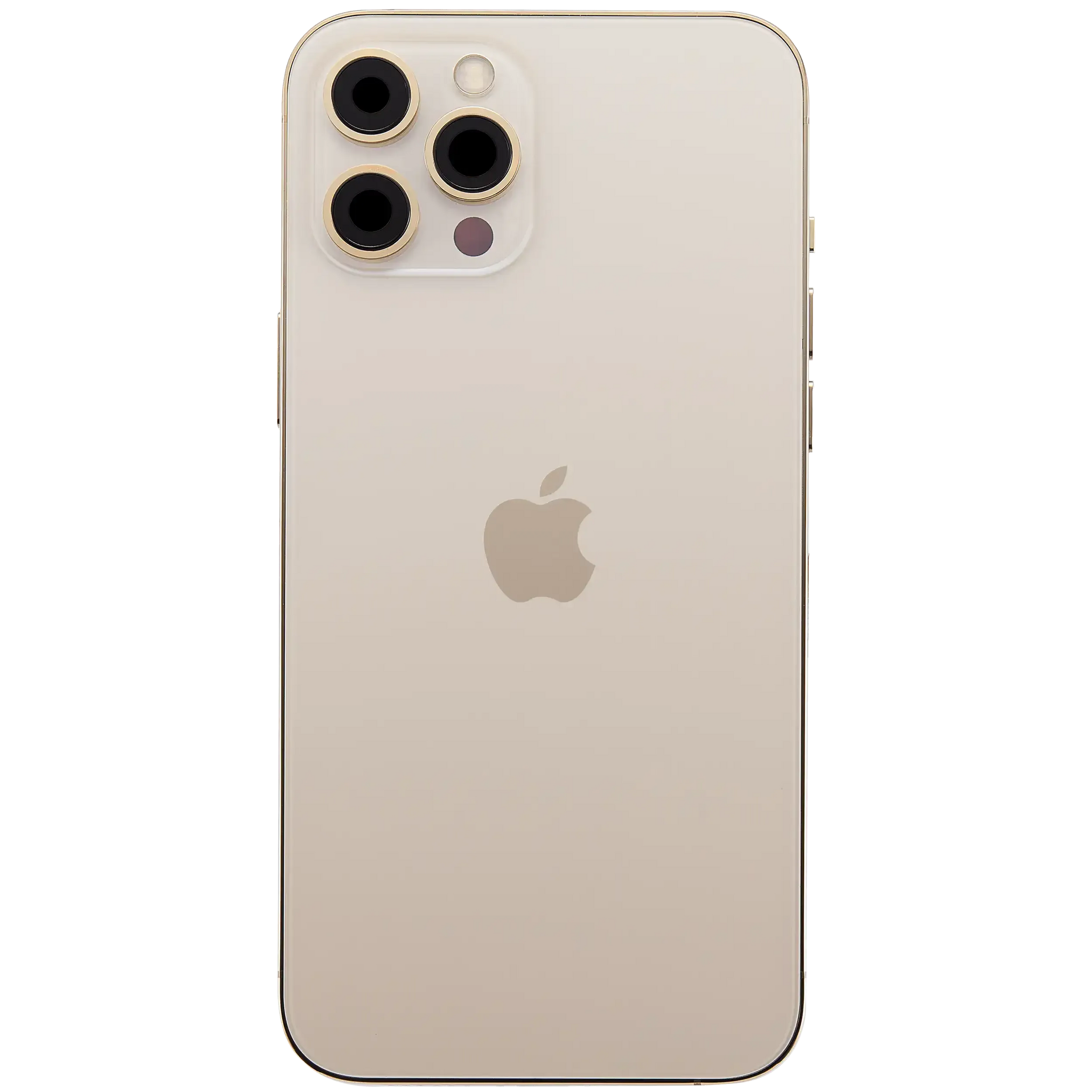 Back Housing W/ Charging Port Flex & Small Parts For iPhone 12 Pro Max (US Version) (Used OEM) (Pull) (Gold)