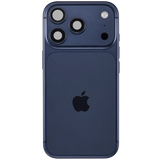 Back Housing W/ Charging Port Flex & Small Parts For iPhone 17 Pro (EU / Global Version) (Pull) (Deep Blue)