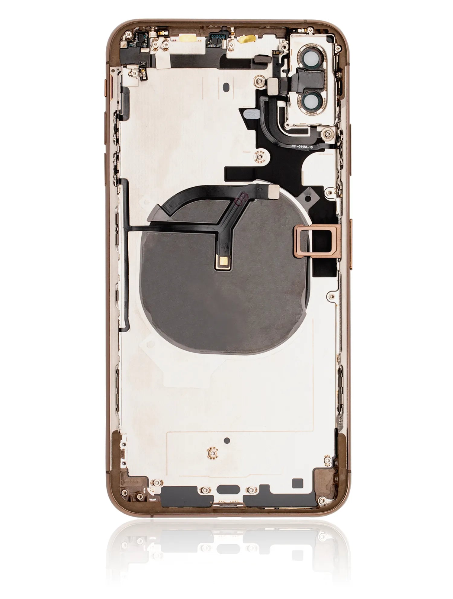 Back Housing W/ Small Components Pre-Installed For iPhone XS Max (Used OEM) (Pull) (Gold)