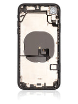 Back Housing W/ Small Components Pre-Installed For iPhone XR (Used OEM) (Pull) (Black)