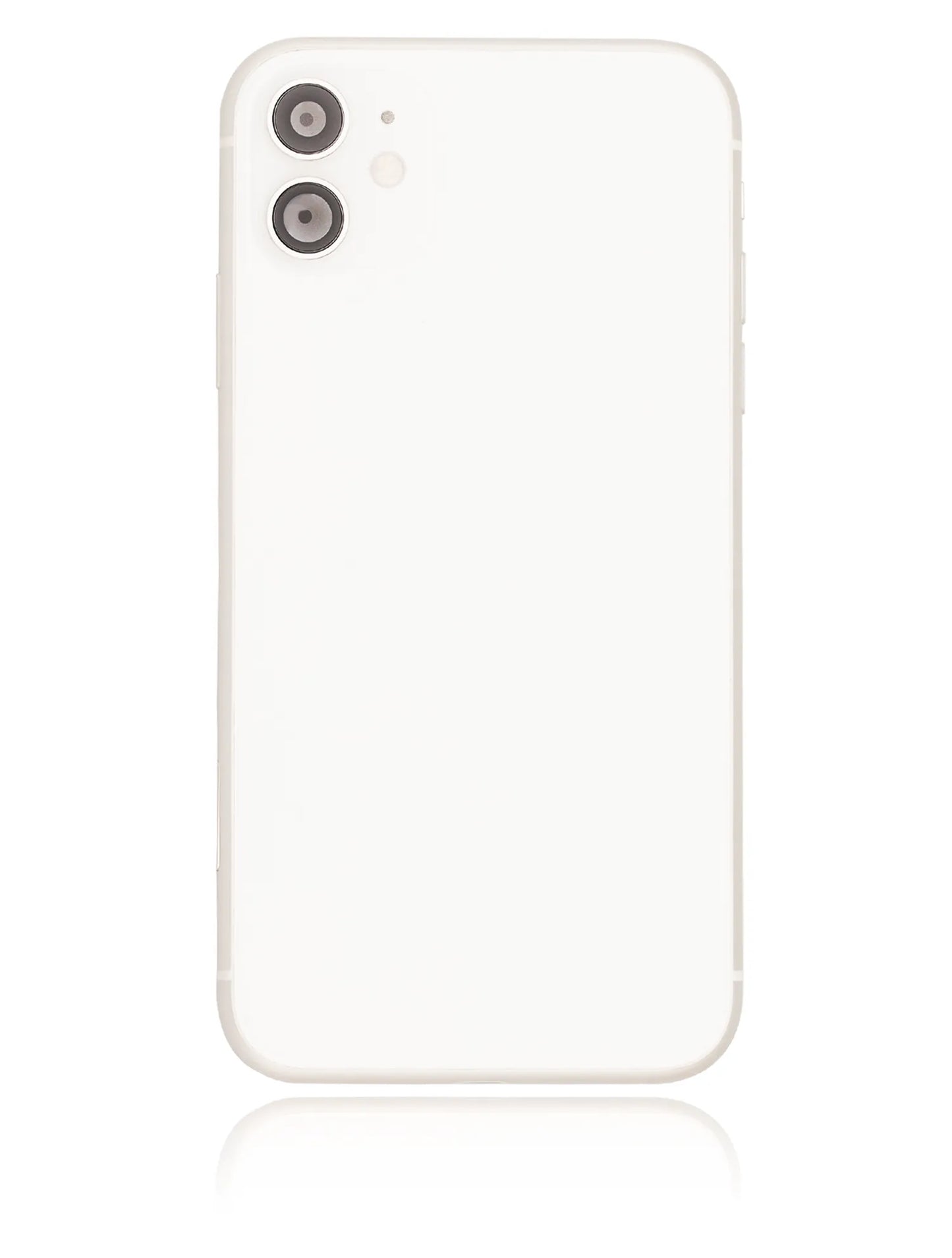 Back Housing W/ Small Components Pre-Installed For iPhone 11 (Used OEM) (Pull) (White)