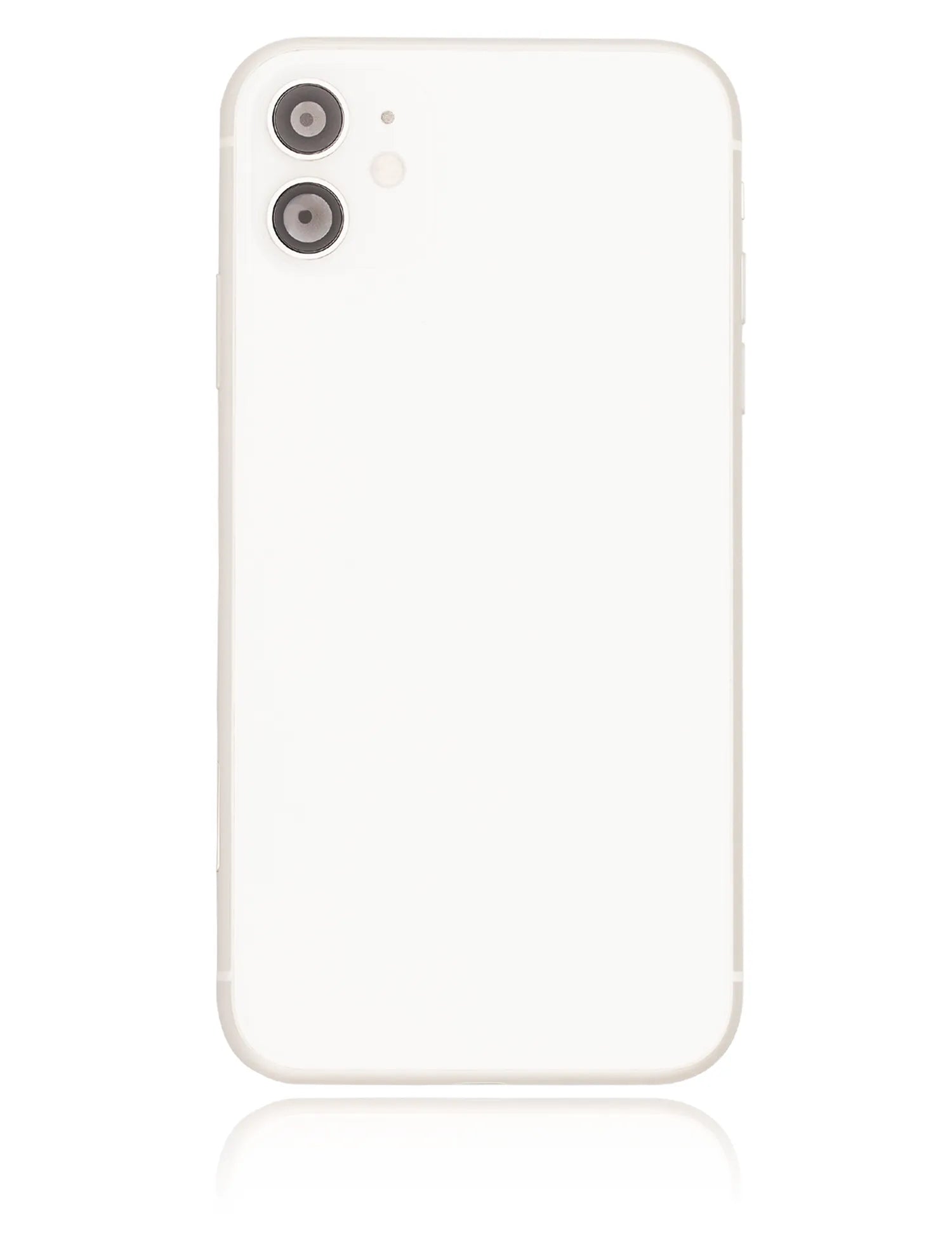 Back Housing W/ Small Components Pre-Installed For iPhone 11 (Used OEM) (Pull) (White)