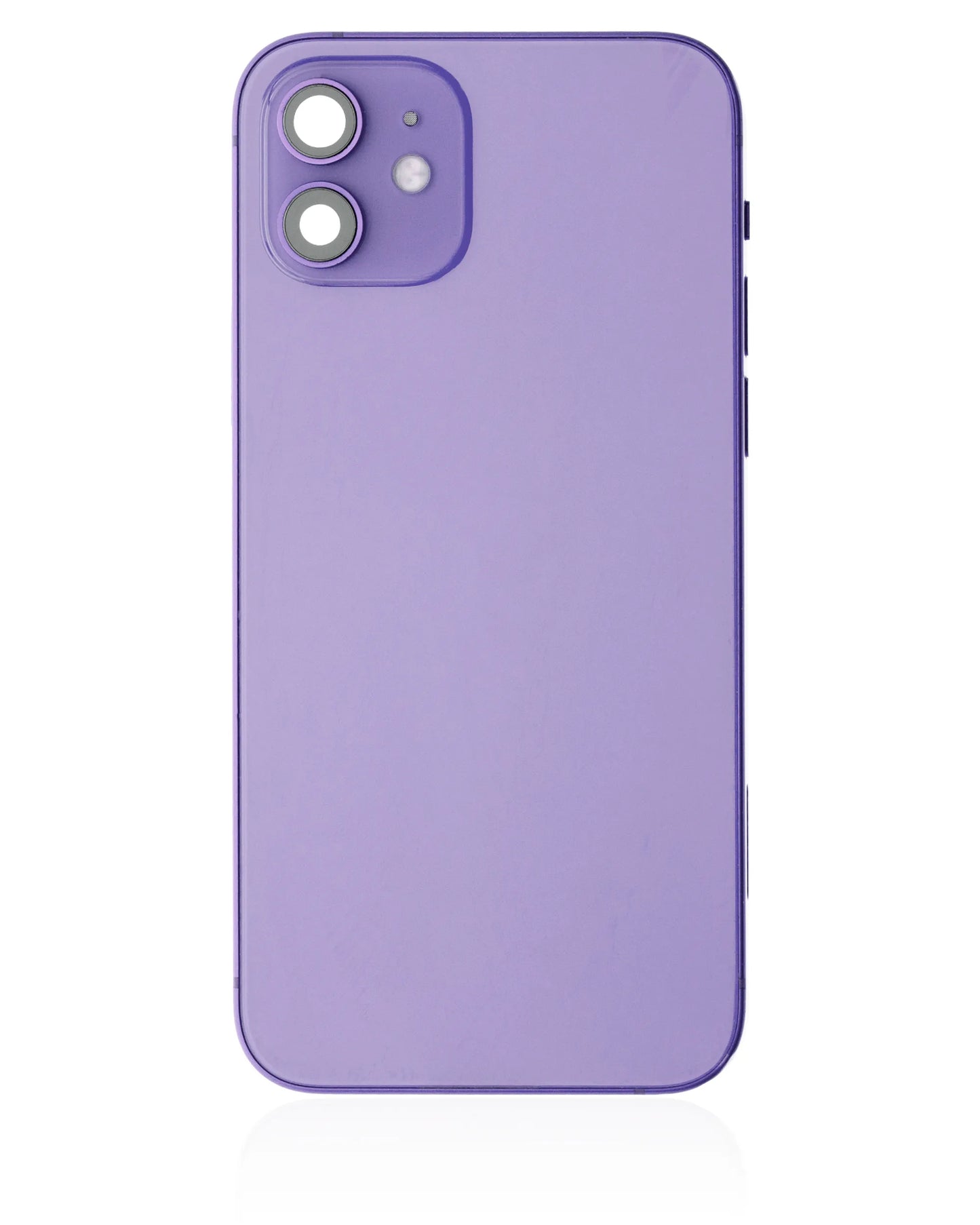 Back Housing W/ Small Parts For iPhone 12 (US Version) (Pull) (Purple)
