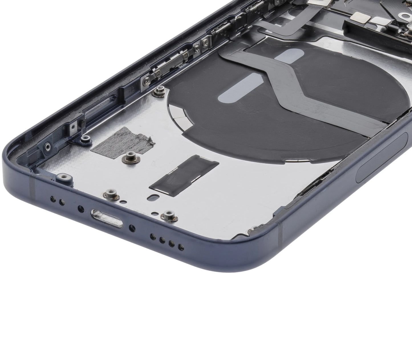 Back Housing W/ Small Parts For iPhone 12 Mini (US Version) (Pull) (Blue)