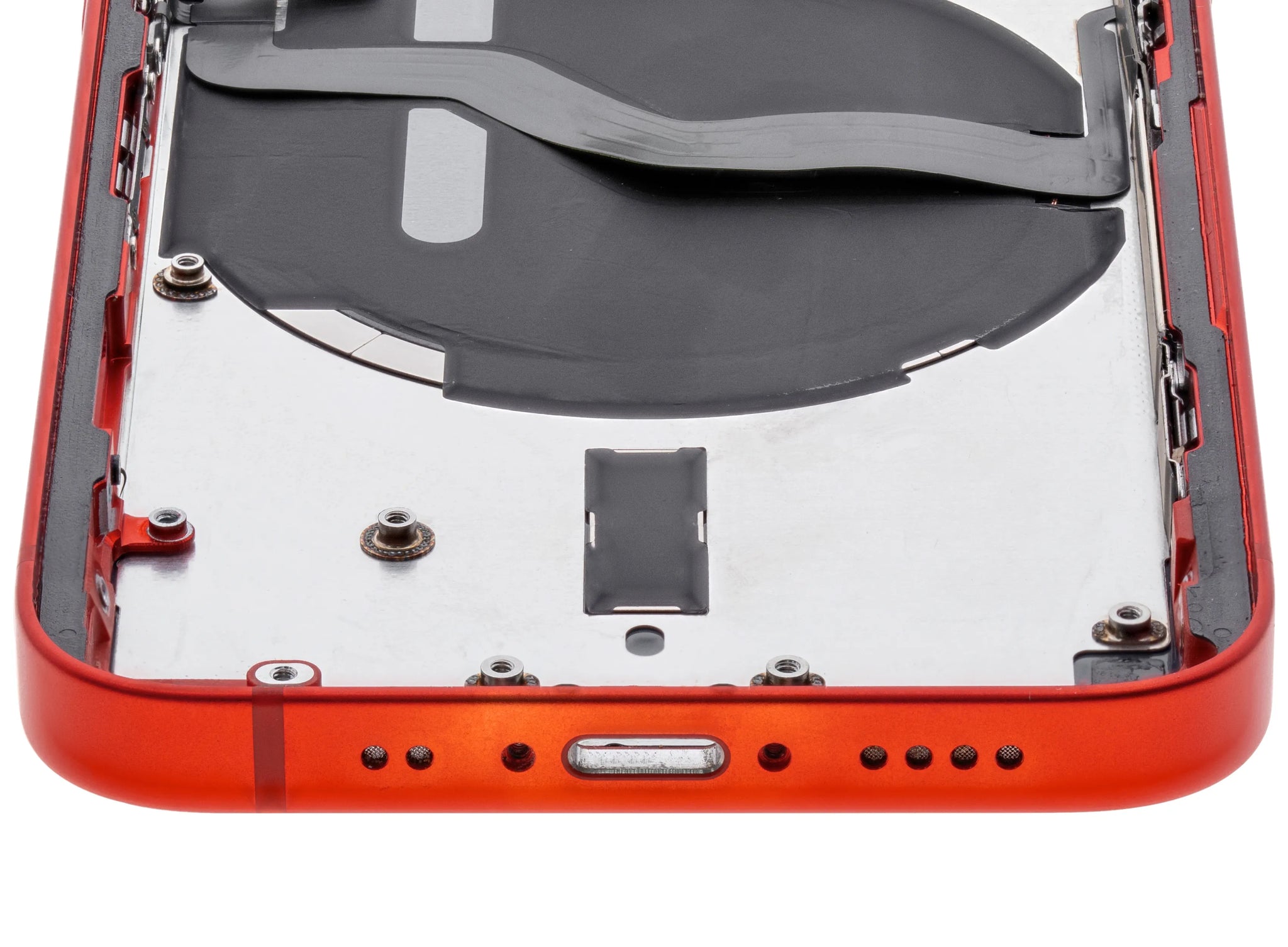 Back Housing W/ Small Parts For iPhone 12 Mini (EU / Global Version) (Pull) (Red)