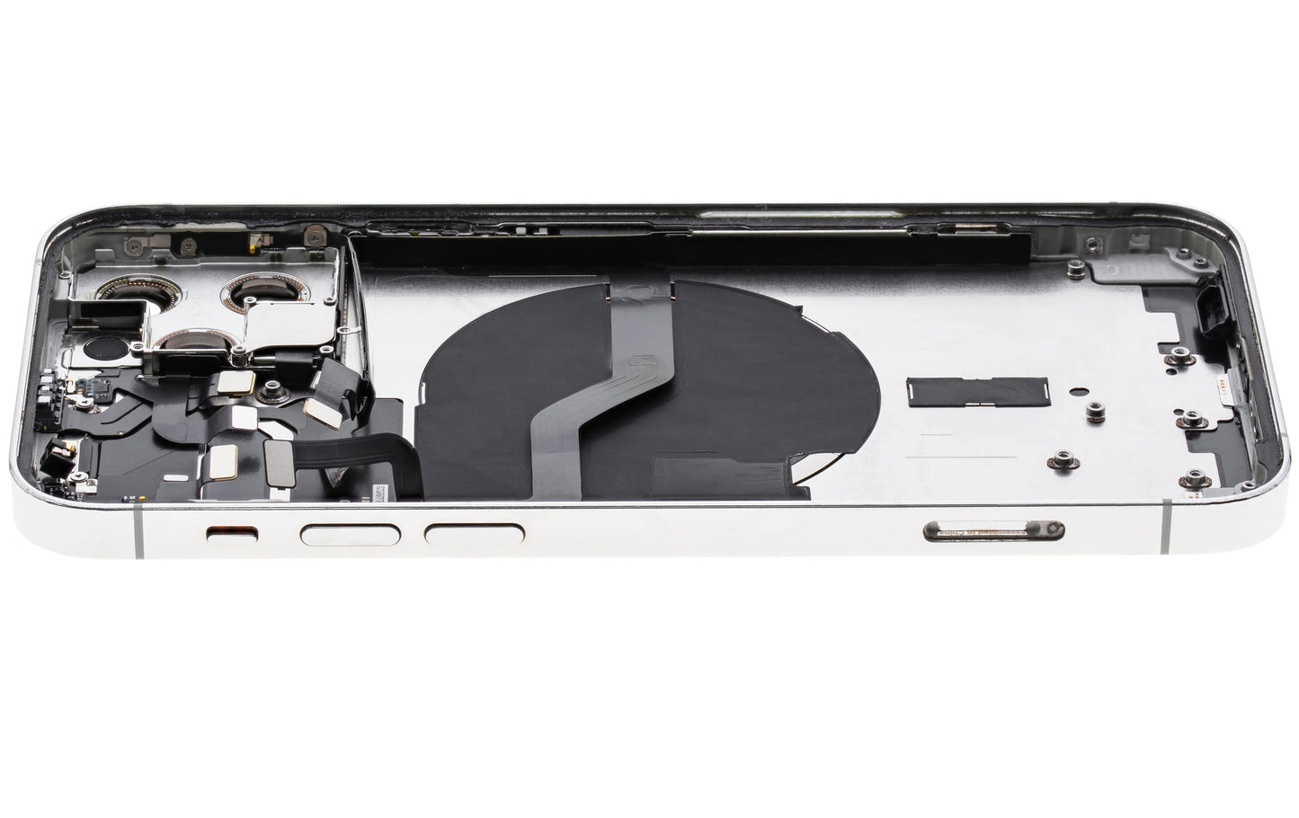 Back Housing W/ Small Parts For iPhone 12 Pro (US Version) (Used OEM) (Pull) (Silver)