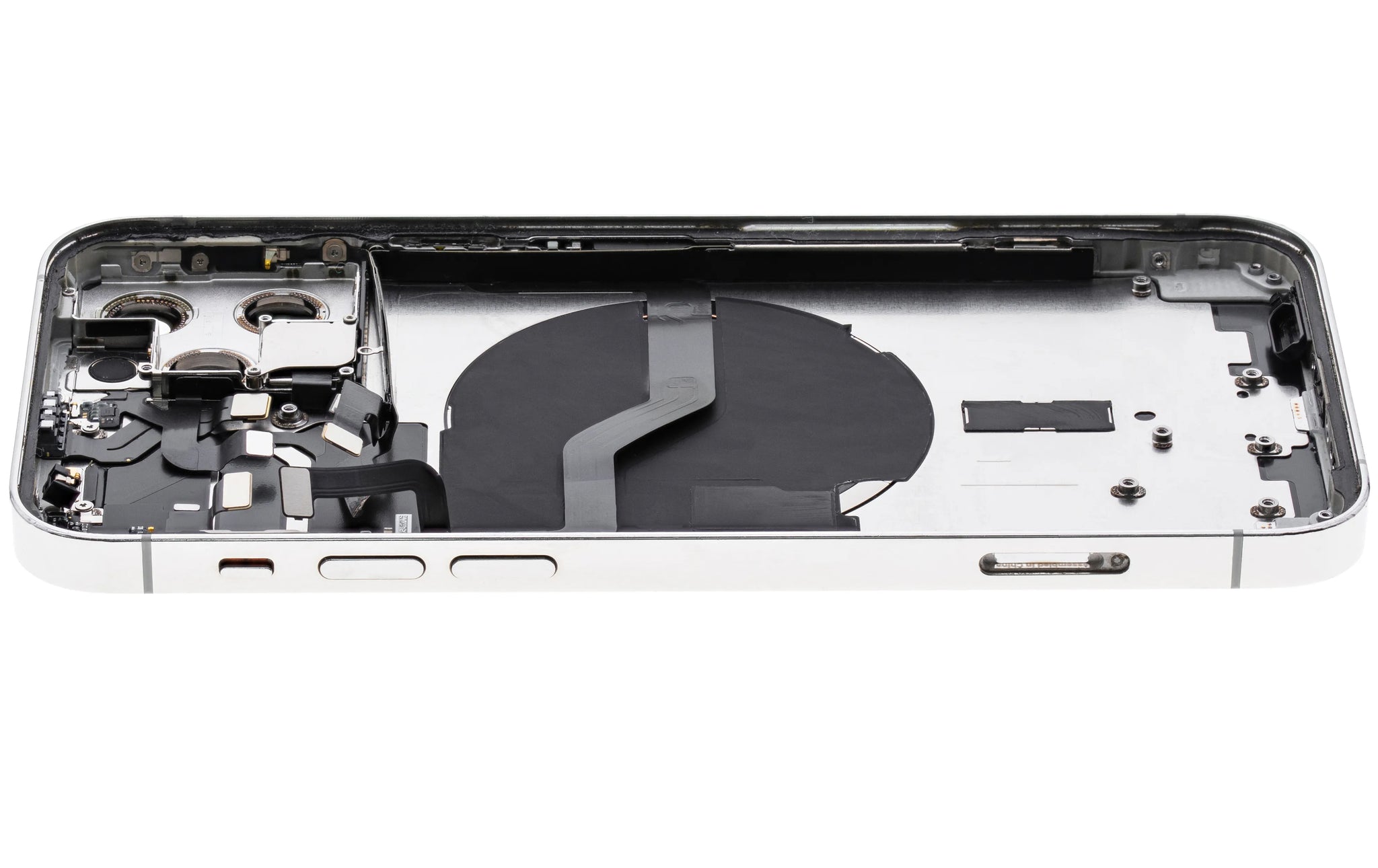 Back Housing W/ Small Parts For iPhone 12 Pro (US Version) (Used OEM) (Pull) (Silver)