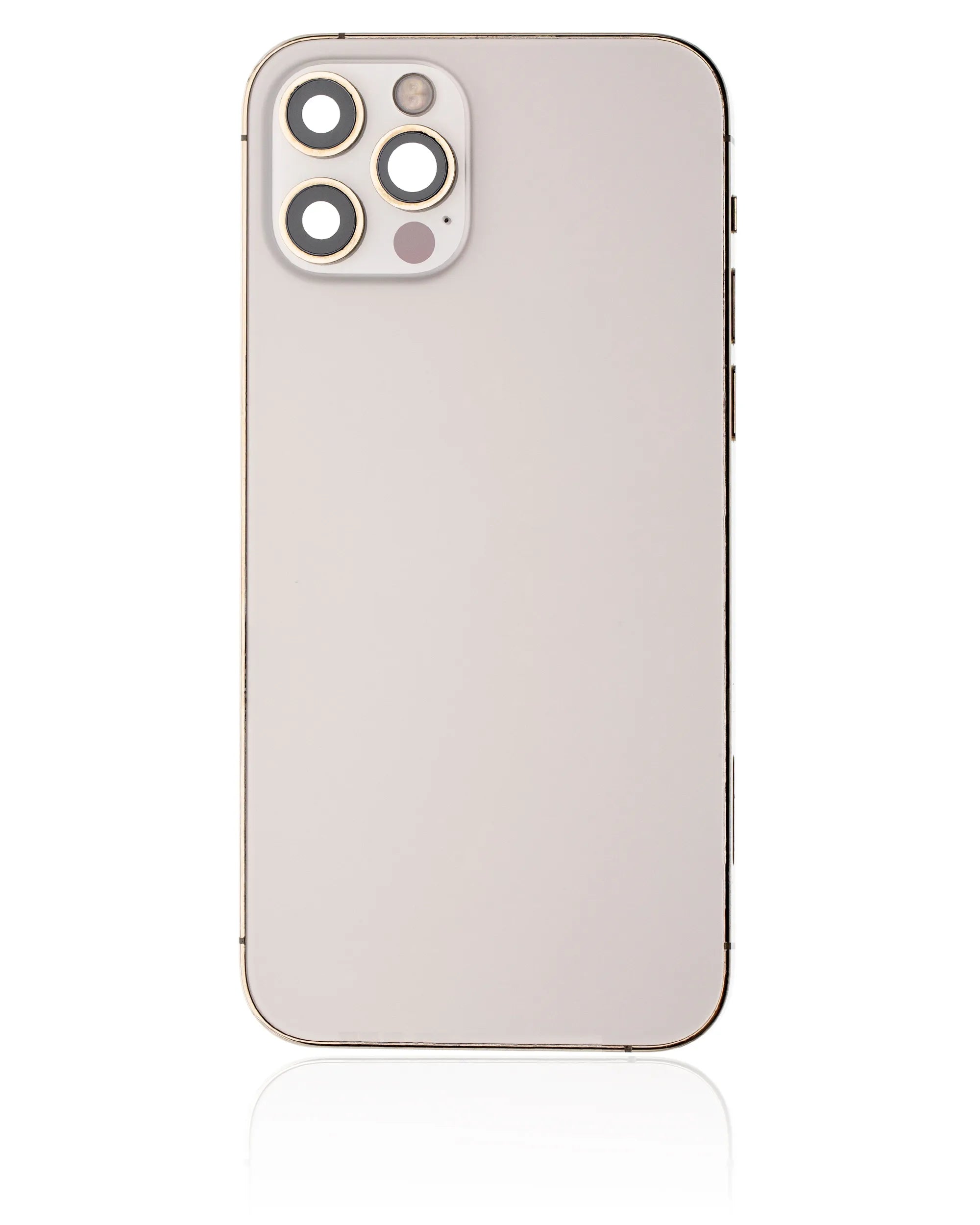 Back Housing W/ Small Parts For iPhone 12 Pro (US Version) (Used OEM) (Pull) (Gold)