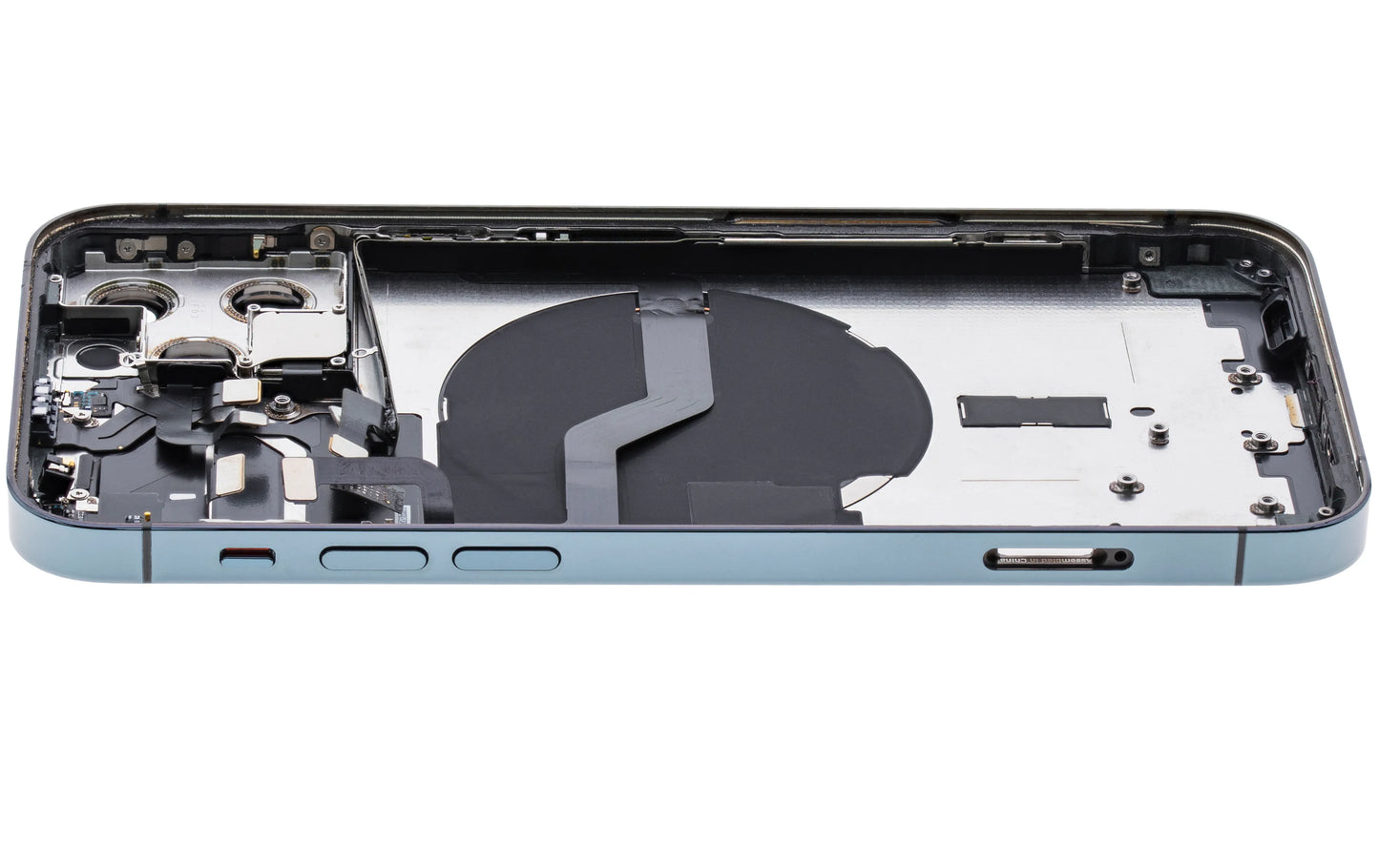 Back Housing W/ Small Parts For iPhone 12 Pro (US Version) (Used OEM) (Pull) (Pacific Blue)