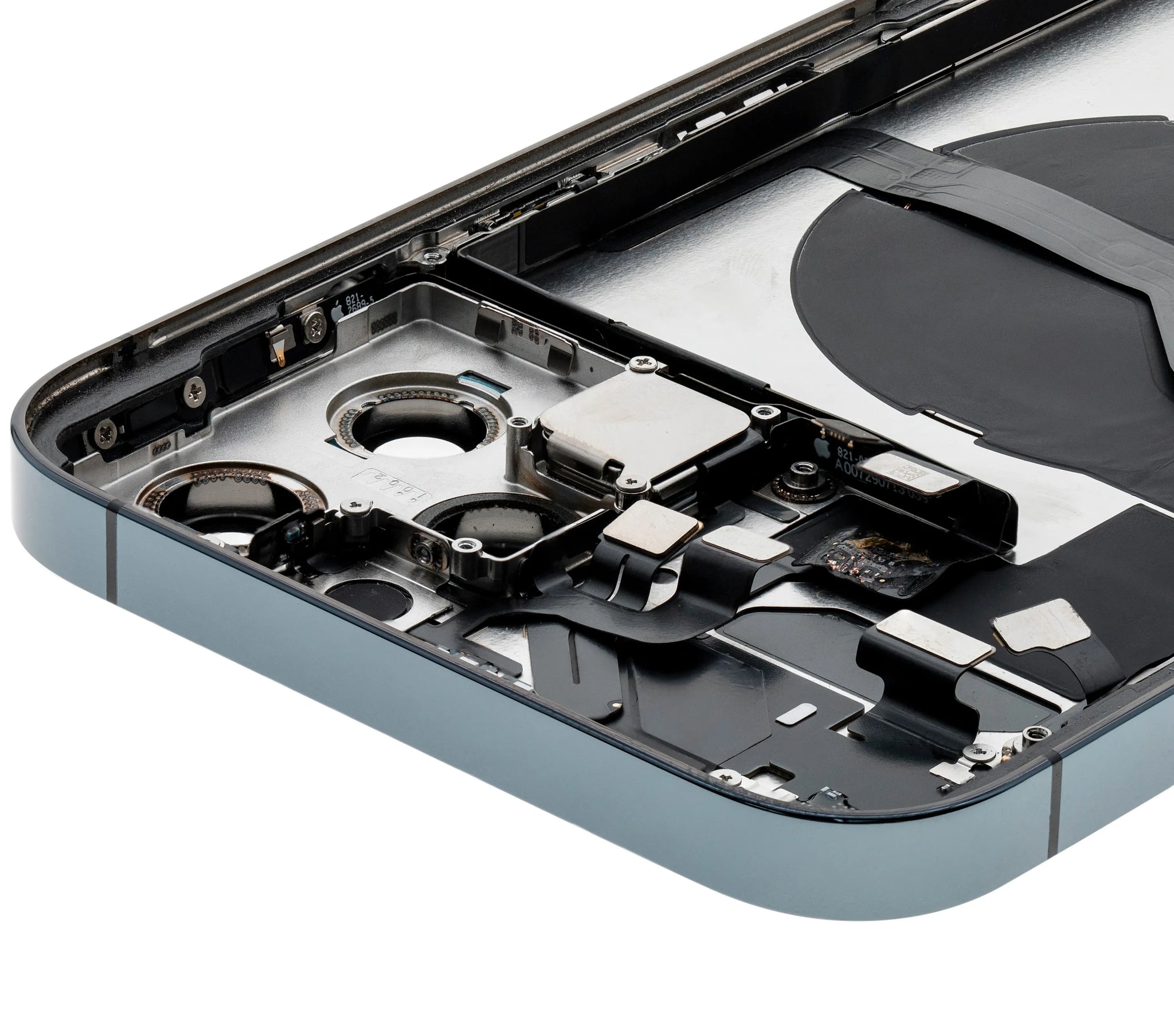 Back Housing W/ Small Parts For iPhone 12 Pro Max (US Version) (Pull) (Pacific Blue)
