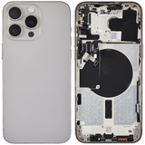 Back Housing W/ Small Parts For iPhone 15 Pro Max (US Version) (Pull) (Natural Titanium)