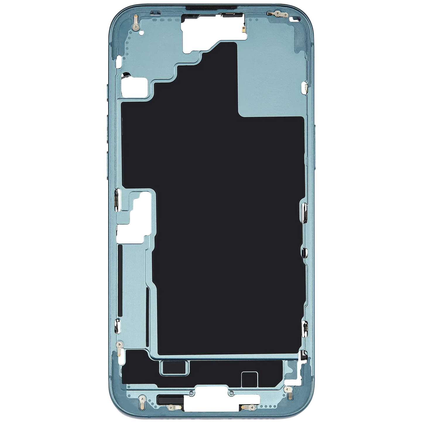 Mid-Frame Housing W/ Small Parts For iPhone 16 Plus (US Version) (Pull) (Teal)