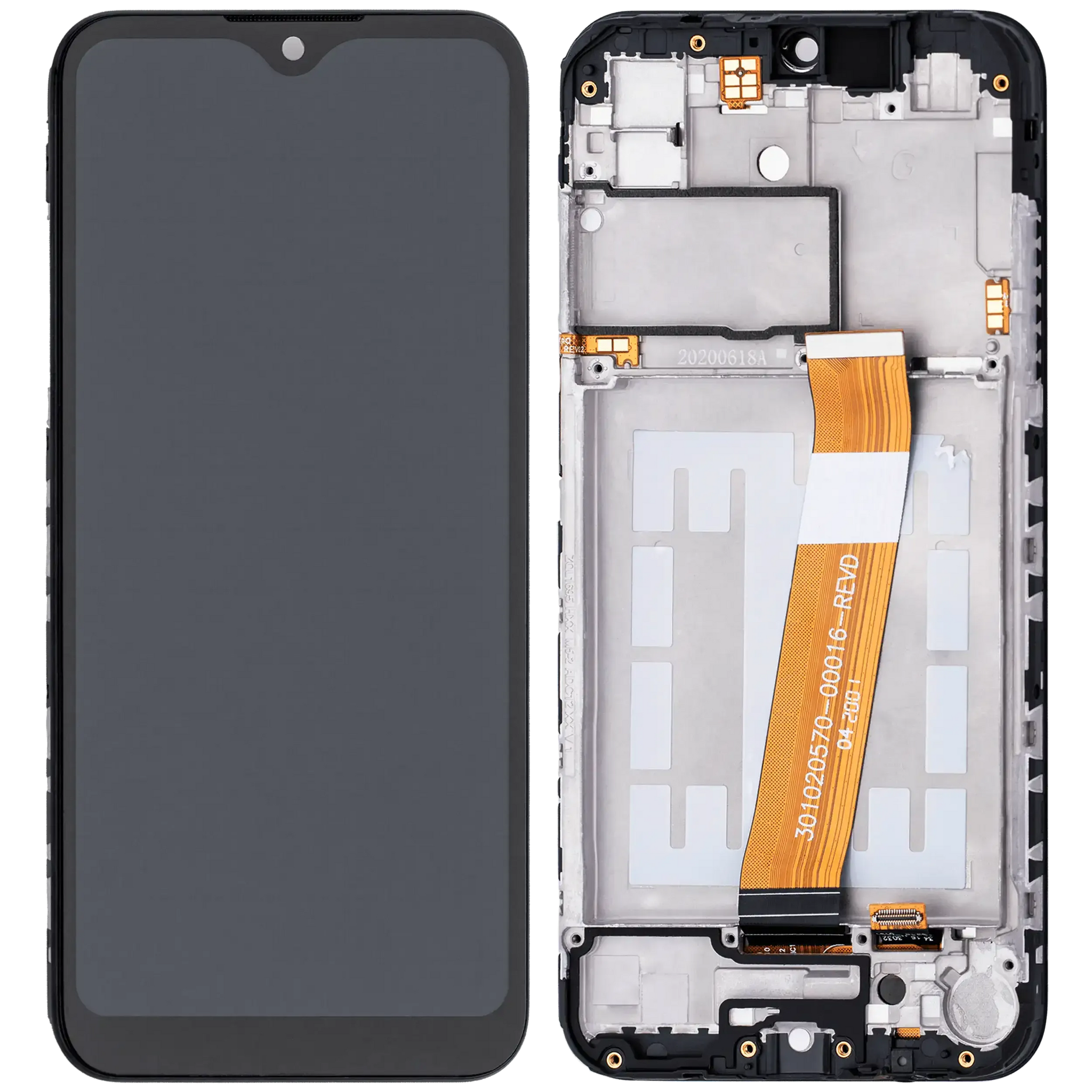 LCD Assembly With Frame For Samsung Galaxy A01 (Global Model) (Micro USB Frame) (Refurbished) (All Colors)