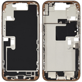 Mid-Frame Housing W/ Charging Port Flex & Small Parts For iPhone 16 Pro Max (EU / Global Version) (Pull) (Desert Titanium)
