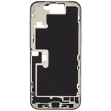 Mid-Frame Housing W/ Charging Port Flex & Small Parts For iPhone 16 Pro Max (EU / Global Version) (Pull) (White Titanium)