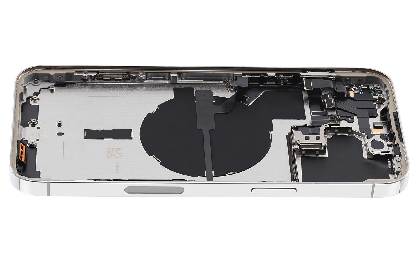 Back Housing W/ Small Parts For iPhone 14 Pro Max (US Version) (Pull) (Silver)