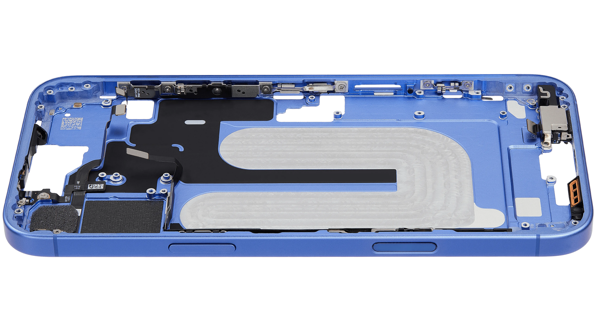 Mid-Frame Housing W/ Small Parts For iPhone 16 Plus (EU / Global Version) (Pull) (Ultramarine)