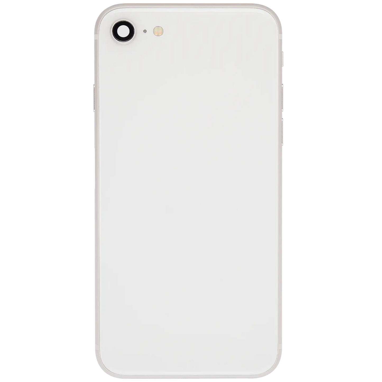 Back Housing W/ Charging Port Flex and Small Components Pre-Installed For iPhone SE (2022) (Used OEM) (Pull) (Starlight)
