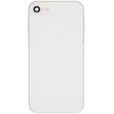 Back Housing W/ Charging Port Flex and Small Components Pre-Installed For iPhone SE (2022) (Used OEM) (Pull) (Starlight)