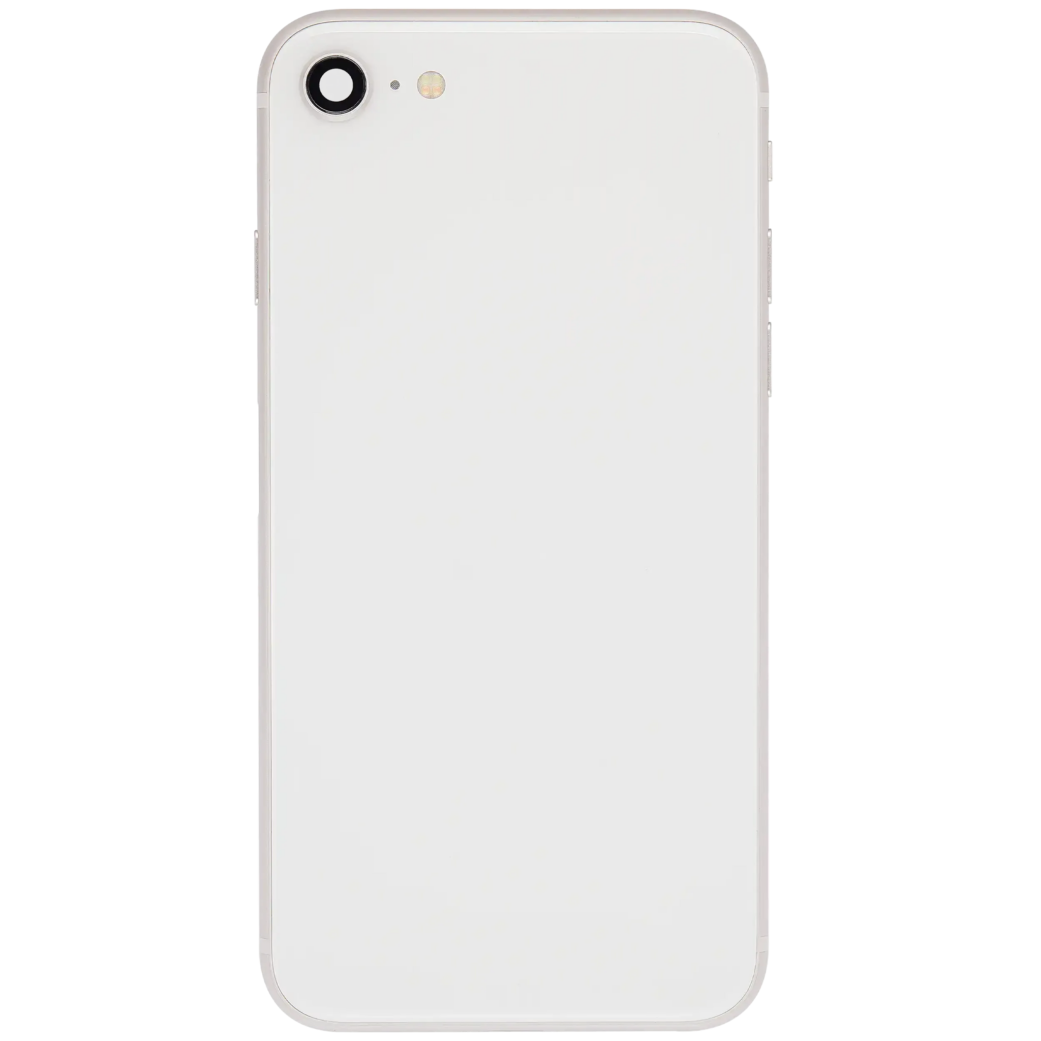 Back Housing W/ Charging Port Flex and Small Components Pre-Installed For iPhone SE (2022) (Used OEM) (Pull) (Starlight)