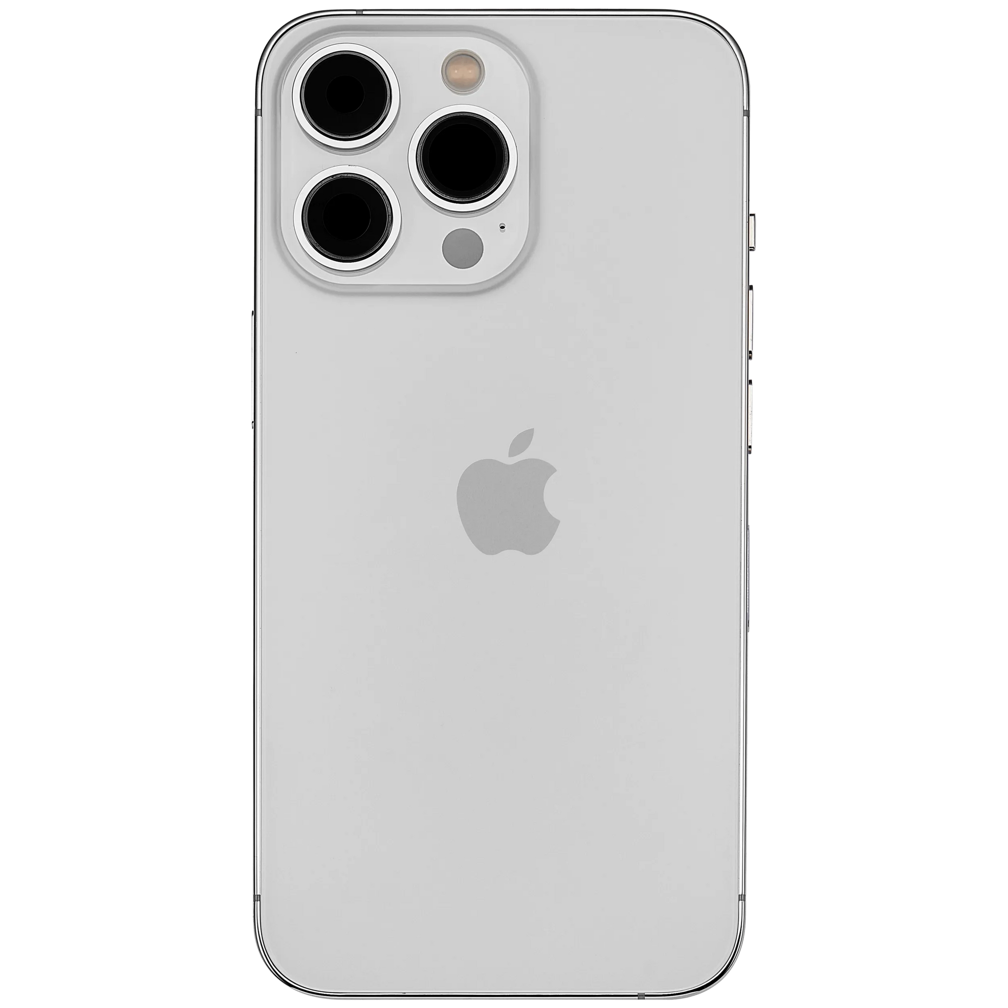 Back Housing W/ Charging Port Flex & Small Parts For iPhone 13 Pro (US Version) (Used OEM) (Pull) (Silver)