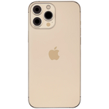 Back Housing W/ Charging Port Flex & Small Parts For iPhone 13 Pro Max (US Version) (Used OEM) (Pull) (Gold)