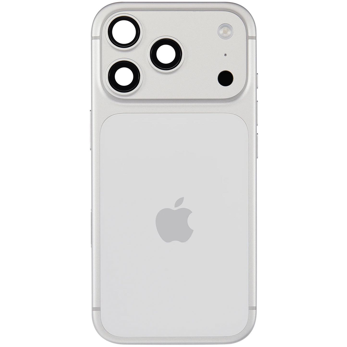 Back Housing W/ Charging Port Flex & Small Parts For iPhone 17 Pro (EU / Global Version) (Pull) (Silver)