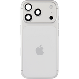 Back Housing W/ Charging Port Flex & Small Parts For iPhone 17 Pro (EU / Global Version) (Pull) (Silver)