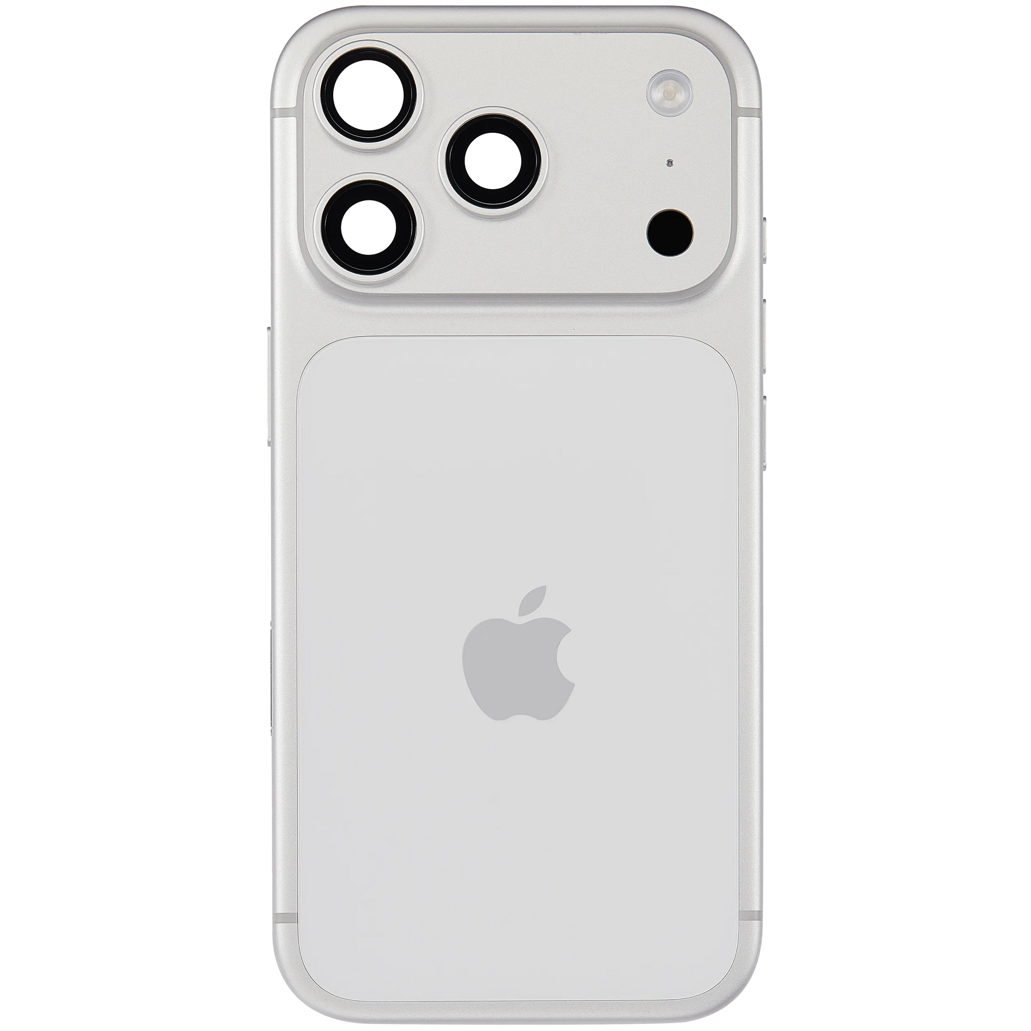 Back Housing W/ Charging Port Flex & Small Parts For iPhone 17 Pro (EU / Global Version) (Pull) (Silver)
