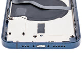 Back Housing W/ Small Parts For iPhone 12 (US Version) (Pull) (Blue)