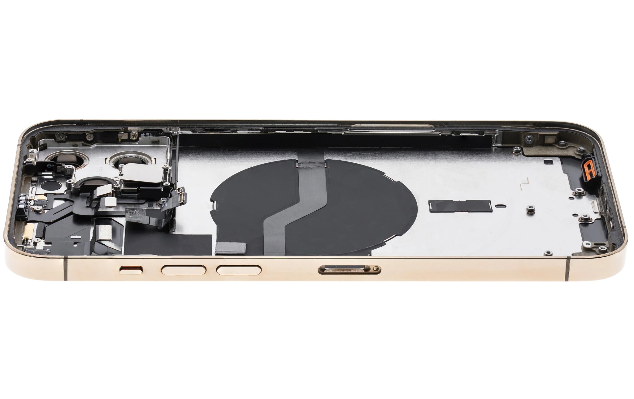 Back Housing W/ Small Parts For iPhone 12 Pro Max (EU / Global Version) (Pull) (Gold)