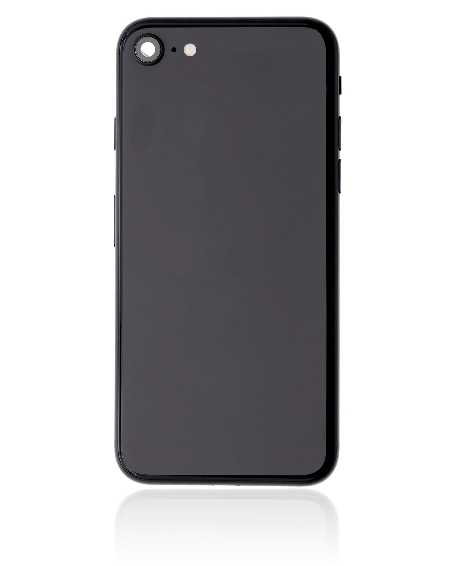 Back Housing W/ Small Components Pre-Installed For iPhone SE (2020) (Used OEM) (Pull) (Black)