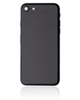 Back Housing W/ Small Components Pre-Installed For iPhone SE (2020) (Used OEM) (Pull) (Black)
