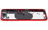 Back Housing W/ Small Components Pre-Installed For iPhone SE (2020) (Used OEM) (Pull) (Red)