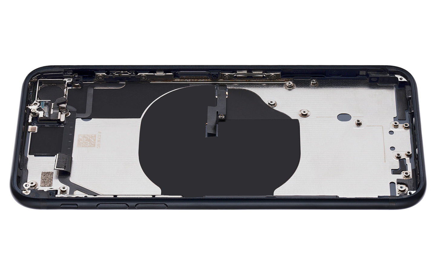 Back Housing W/ Small Components Pre-Installed For iPhone SE (2022) (Pull) (Midnight)