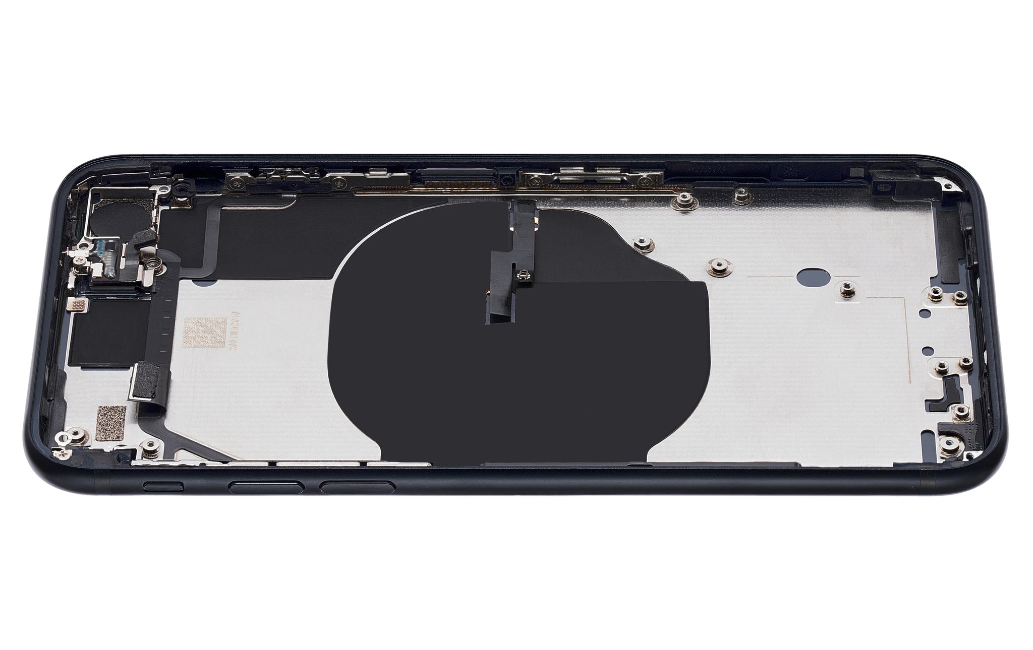 Back Housing W/ Small Components Pre-Installed For iPhone SE (2022) (Pull) (Midnight)