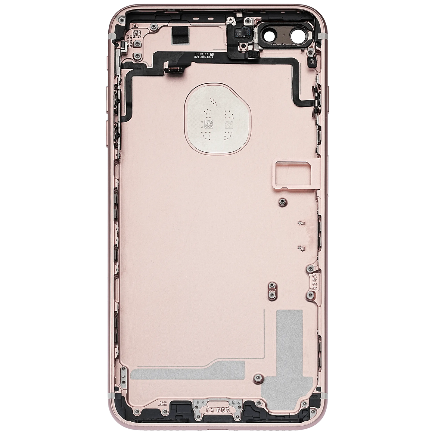 Back Housing W/ Small Components Pre-Installed For iPhone 7 Plus (Pull) (Rose Gold)