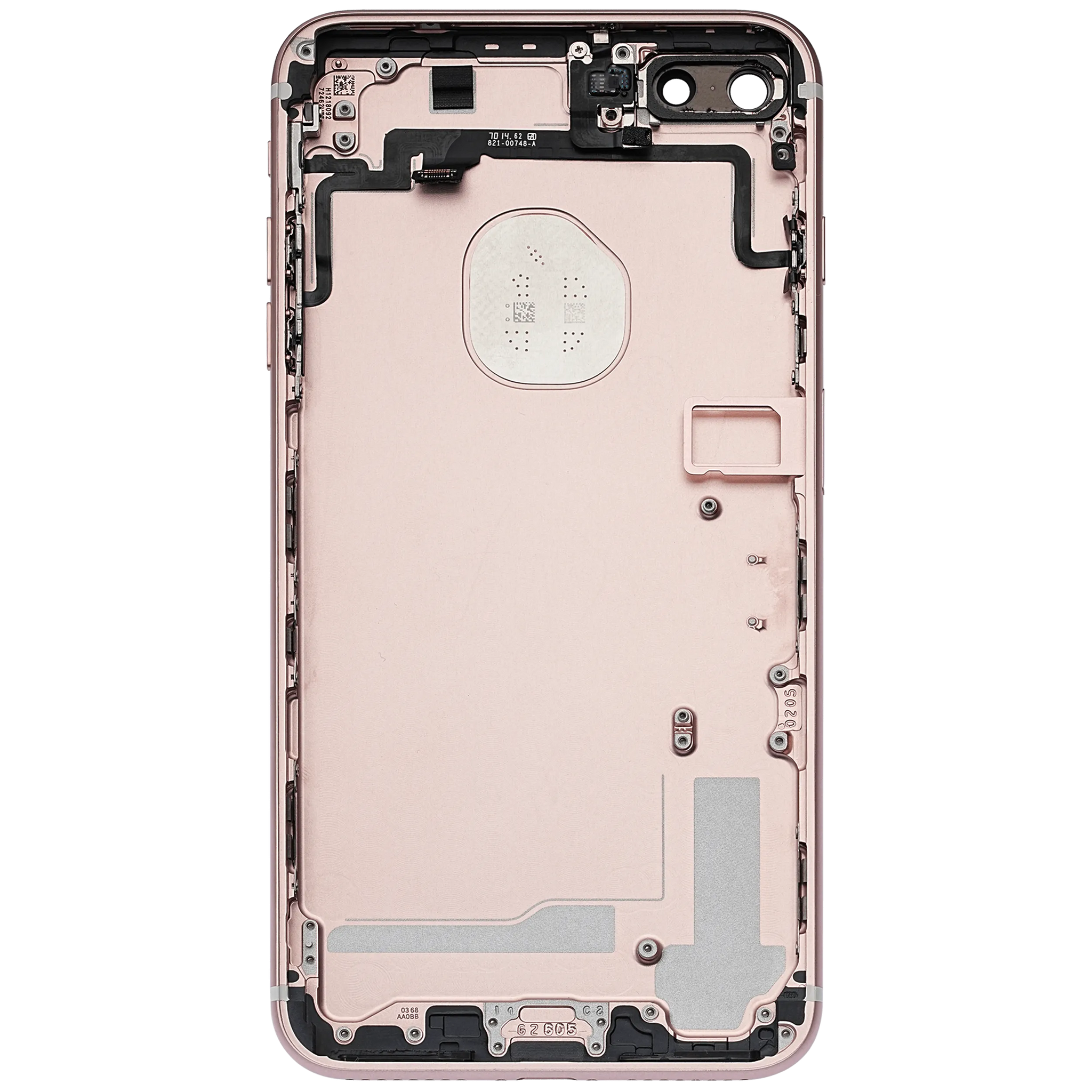 Back Housing W/ Small Components Pre-Installed For iPhone 7 Plus (Pull) (Rose Gold)