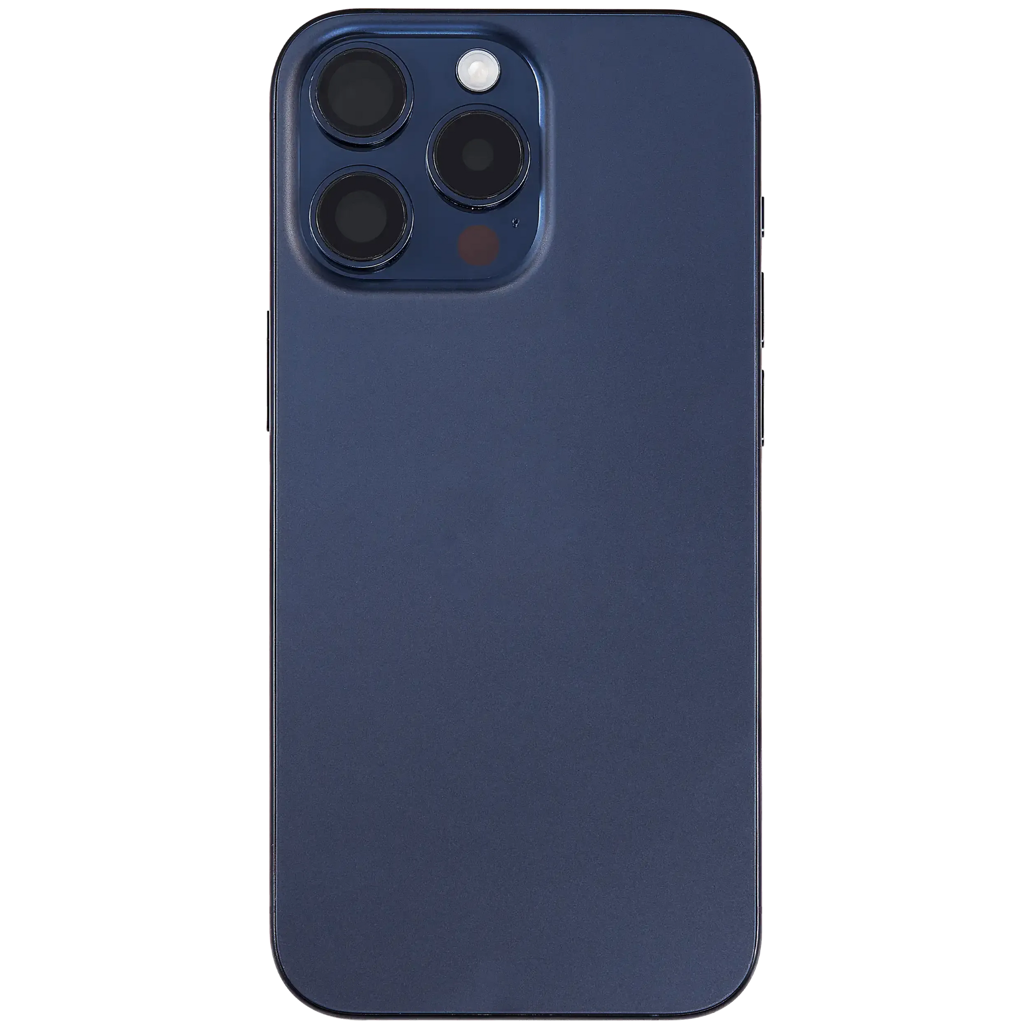 Back Housing W/ Small Parts For iPhone 15 Pro Max (US Version) (Pull) (Blue Titanium)