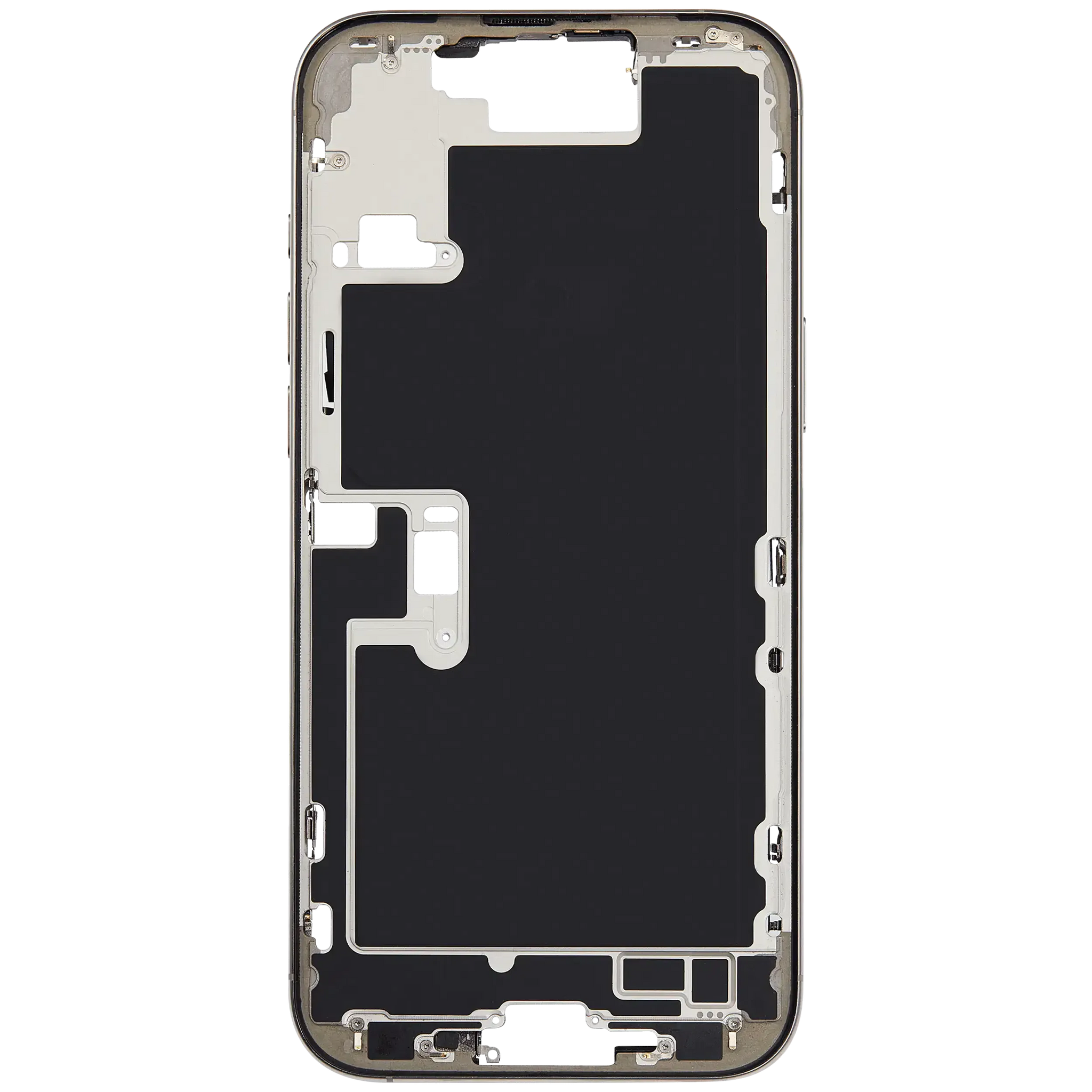 Mid-Frame Housing W/ Small Parts For iPhone 16 Pro Max (EU / Global Version) (Pull) (Natural Titanium)