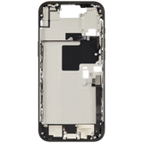 Mid-Frame Housing W/ Charging Port Flex & Small Parts For iPhone 16 Pro Max (EU / Global Version) (Pull) (Black Titanium)