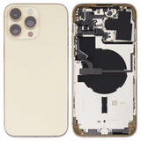 Back Housing W/ Small Parts For iPhone 14 Pro Max (US Version) (Pull) (Gold)