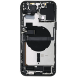 Back Housing W/ Charging Port Flex & Small Parts For iPhone 13 Pro Max (US Version) (Used OEM) (Pull) (Graphite)