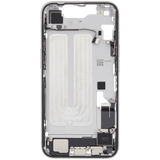 Mid-Frame Housing W/ Charging Port Flex & Small Parts For iPhone 16e (EU / Global Version) (Pull) (White)