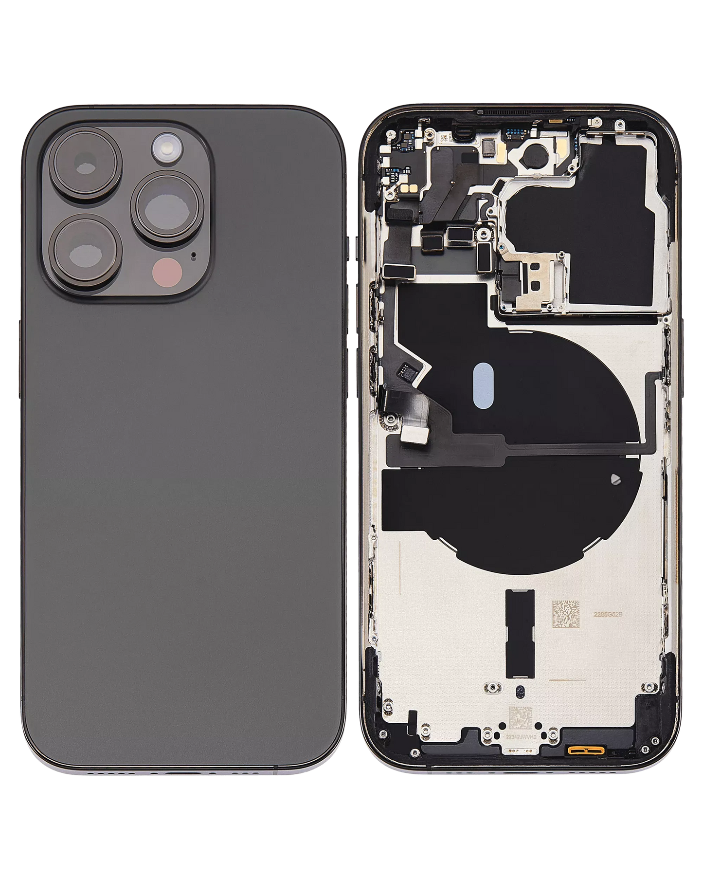 Back Housing W/ Small Parts For iPhone 14 Pro (US Version) (Pull) (Space Black)